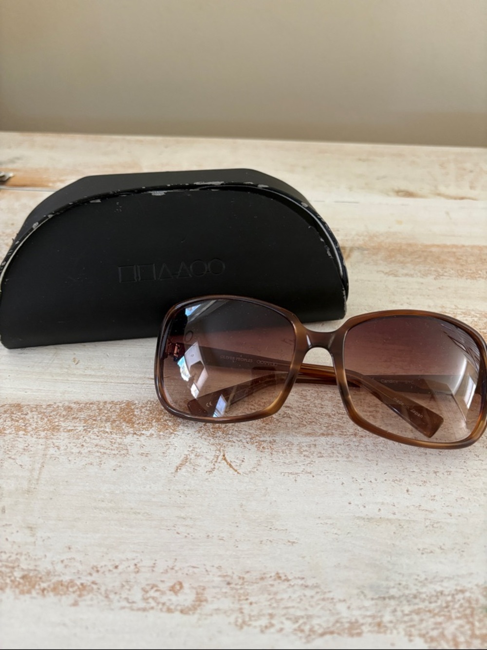 Oliver Peoples Women’s CANDICE Tortoiseshell Sunglasses